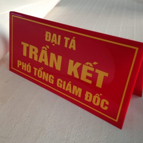 Biển Chức Danh Mica Đẹp, Giá Rẻ Tại Hà Nội 5