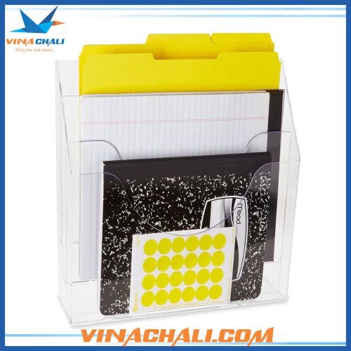 kệ đựng tờ rơi 3 ngăn
