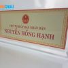 Biển chức danh mica 10 x 20
