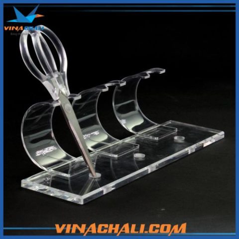 Kệ mica trưng bày kéo 3