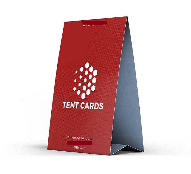 Tent Card được làm từ nhiều loại chất liệu khác nhau