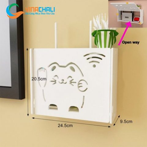Kệ Để Model Wifi Treo Tường Loại Bé 5